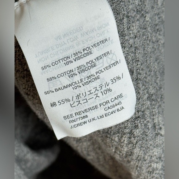 J. Crew Factory Gray Knot Front Cotton Tank Top Sleeveless Tie Tee - Women's XS - Picture 9 of 14